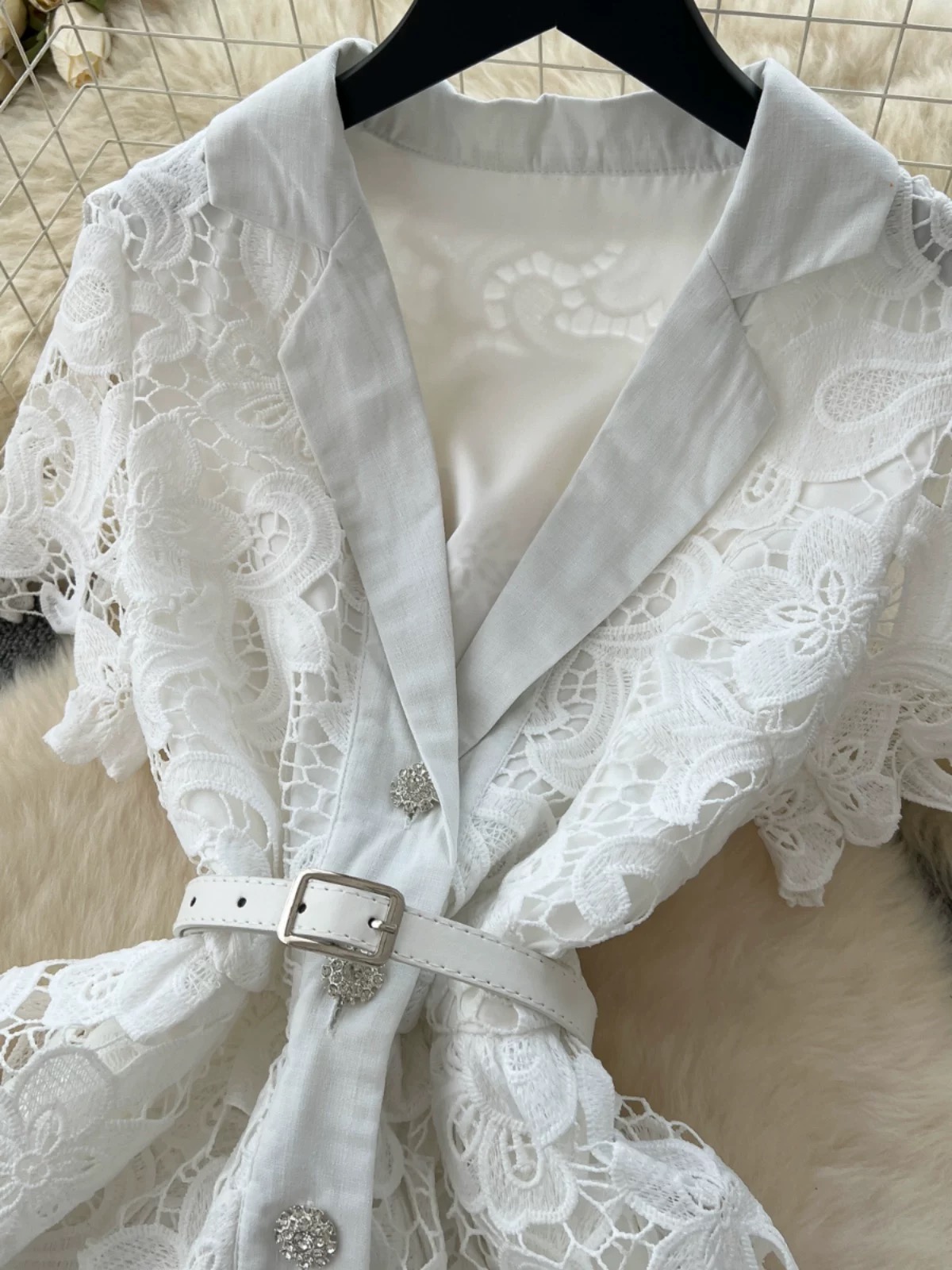 Glow up lace dress FBC429 images